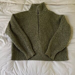 Everlane THE HALF-ZIP SWEATER IN LUXE MERINO